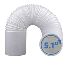 Air Conditioner Hose, Portable Exhaust Vent Hose with 5.1-Inch 5.9-Inch Diameter - Clockwise and Counterclockwise, with Length up to 80"