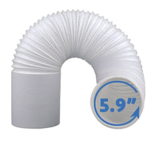Air Conditioner Hose, Portable Exhaust Vent Hose with 5.1-Inch 5.9-Inch Diameter - Clockwise and Counterclockwise, with Length up to 80"