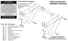 Universal Window Air Conditioner & Heat Pump Bracket - Heavy-Duty Window AC Support - Support Air Conditioner Up to 180 lbs. - for 12000 BTU AC to 24000 BTU AC Units (Heavy Duty)