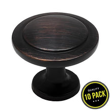 Cabinet Hardware Round Knob - 1-1/4" Diameter (Oil Rubbed Bronze)