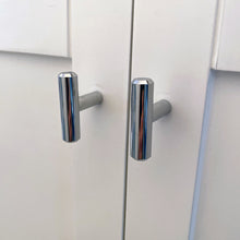 Alpine Hardware | 1 Pack, 5 Pack, 10 Pack, 25 Pack ~ 1 3/4" Length | Polished Chrome Finish | Solid Steel T-Knob Pull