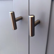 Alpine Hardware | 1 Pack, 5 Pack, 10 Pack, 25 Pack ~ 1 3/4" Length | Polished Chrome Finish | Solid Steel T-Knob Pull