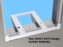 Alpine Hardware Premium Heat Pump Drillless Drill-Less Window Air Conditioner & Heat Pump Bracket - Window AC Support - Supports Air Conditioners well over 200 lbs. - Patented Design No Drilling Model