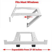 Alpine Hardware Premium Heat Pump Drillless Drill-Less Window Air Conditioner & Heat Pump Bracket - Window AC Support - Supports Air Conditioners well over 200 lbs. - Patented Design No Drilling Model