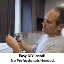 ALPINE HARDWARE Solid Stainless Steel Euro Bar Cabinet & Pantry Handle Pull (1/2-inch Diameter) | 3" & 3.75" & 5" & 18.88" & 26.50" Hole Center | Polished Chrome Finish