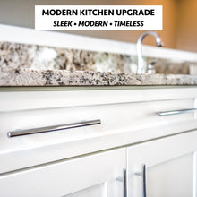 ALPINE HARDWARE Solid Stainless Steel Euro Bar Cabinet & Pantry Handle Pull (1/2-inch Diameter) | 3" & 3.75" & 5" & 18.88" & 26.50" Hole Center | Polished Chrome Finish