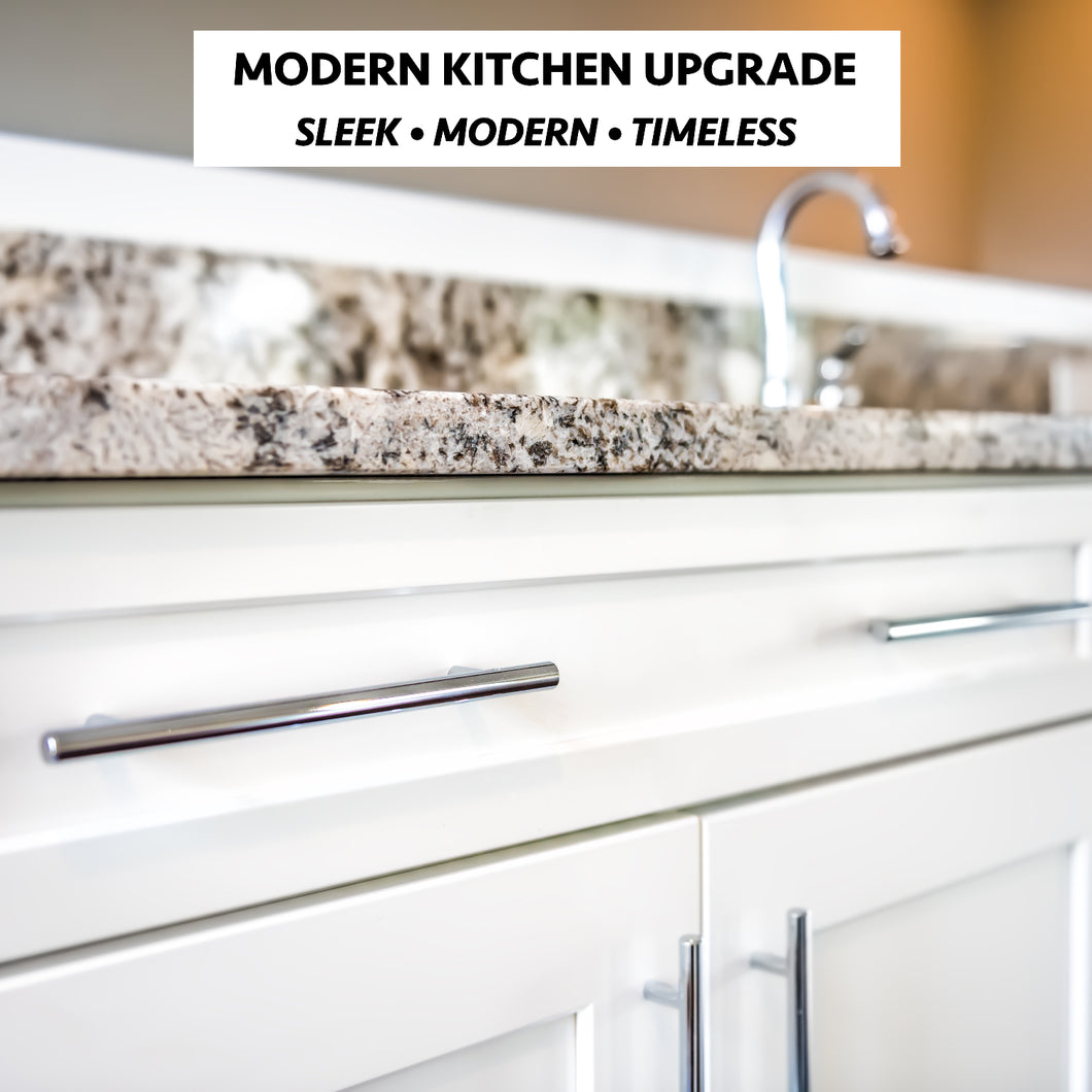 Bar Handle Pull: Round Precision Contoured Ends & Satin Nickel Matte F – Alpine Hardware Bar Handle Pull: Round Precision Contoured Ends & Satin Nickel Matte F – Alpine Hardware