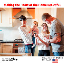 ALPINE HARDWARE Solid Stainless Steel Euro Bar Cabinet & Pantry Handle Pull (1/2-inch Diameter) | 3" & 3.75" & 5" & 18.88" & 26.50" Hole Center | Polished Chrome Finish