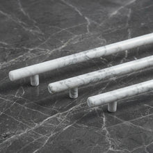 Alpine Hardware | 3" & 3.75" & 5 Inch Hole Center | Solid Bar Handle Pull with Marble Finish | Kitchen Cabinet Hardware/Dresser Drawer Handles by Alpine Hardware