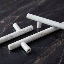 Alpine Hardware | 3" & 3.75" & 5 Inch Hole Center | Solid Bar Handle Pull with Marble Finish | Kitchen Cabinet Hardware/Dresser Drawer Handles by Alpine Hardware