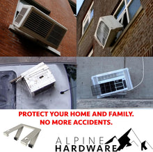 Universal Window Air Conditioner & Heat Pump Bracket - Heavy-Duty Window AC Support - Support Air Conditioner Up to 180 lbs. - for 12000 BTU AC to 24000 BTU AC Units (Heavy Duty)
