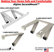 Universal Window Air Conditioner & Heat Pump Bracket - Heavy-Duty Window AC Support - Support Air Conditioner Up to 180 lbs. - for 12000 BTU AC to 24000 BTU AC Units (Heavy Duty)