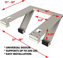 Universal Window Air Conditioner & Heat Pump Bracket - Heavy-Duty Window AC Support - Support Air Conditioner Up to 180 lbs. - for 12000 BTU AC to 24000 BTU AC Units (Heavy Duty)