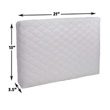 Indoor Window AC Covers by ALPINE HARDWARE - Double Insulation Air Conditioner Cover (White, 21" x 13" x 3.5")