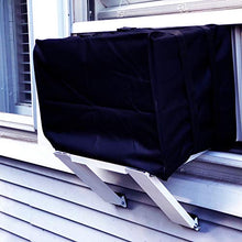 Outdoor Window AC Covers by ALPINE HARDWARE - Air Conditioner Protection Cover BLACK, 15" x 21" x 16")