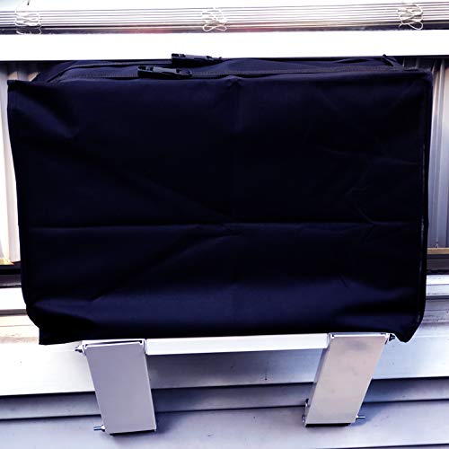Outdoor Window AC Covers by ALPINE HARDWARE - Air Conditioner Protection Cover (Black, 17